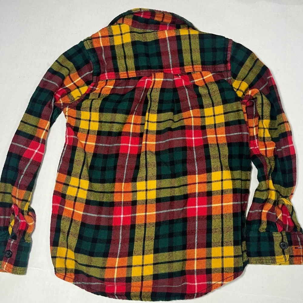 THE CHILDREN'S PLACE BOYS FLANNEL BUTTON SHIRT (198)